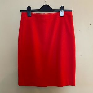 Bundle J. Crew Skirts - Navy Mini/Italian Red Midi